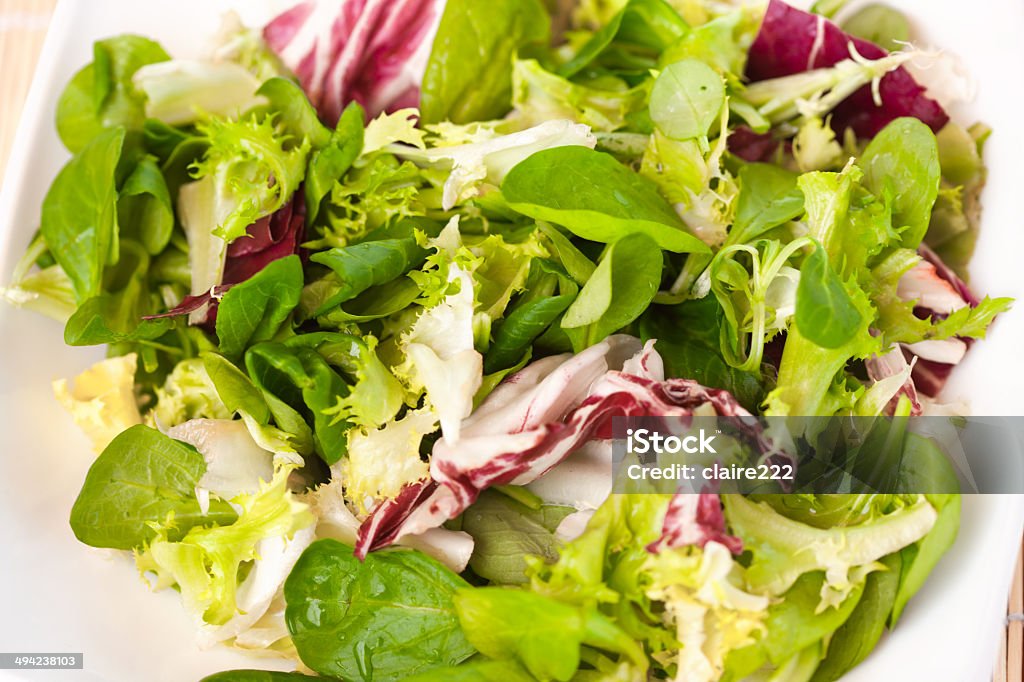 Mistura de folhas de Salada - Royalty-free Folha Foto de stock