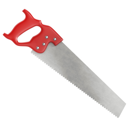 hand saw isolated