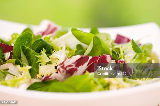 Mix Di Foglie Di Insalata - Fotografie stock e altre immagini di Alimentazione sana - Alimentazione sana, Antipasto, Bianco