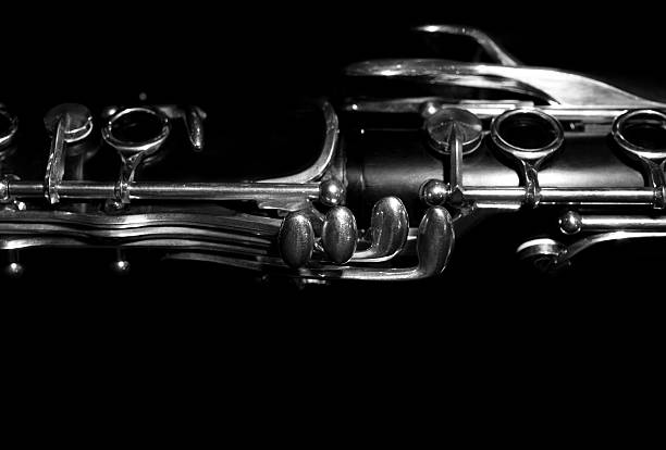 istock Fragment of the valves clarinet 494244130