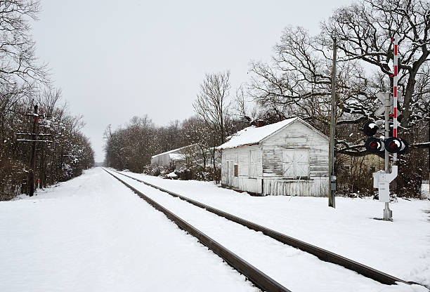 istock Snow at the Train Station 494244296
