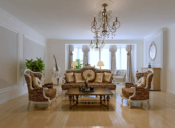 istock Design of rich living room 494246766