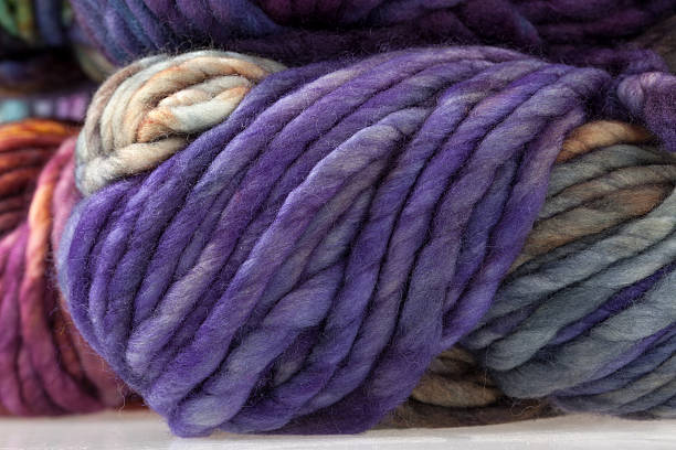 istock Colorful wool yarn balls 494247500