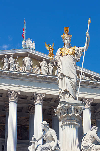 istock Austrian parliament building in Vienna 494247510