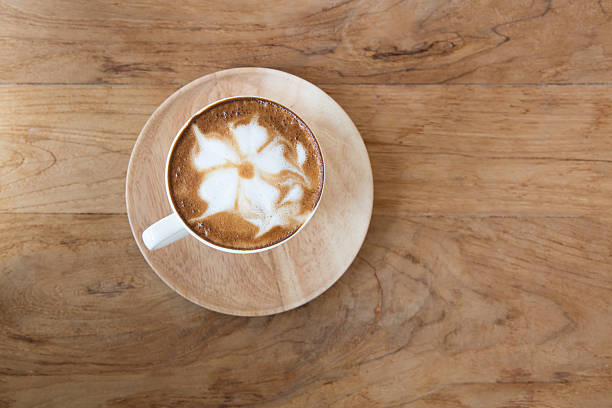 istock Cup of cappuccino with latte art 494247694