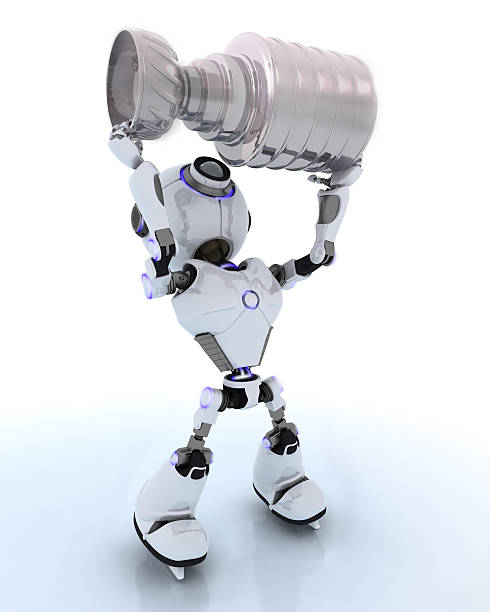 istock Robot ice hockey champion 494247778