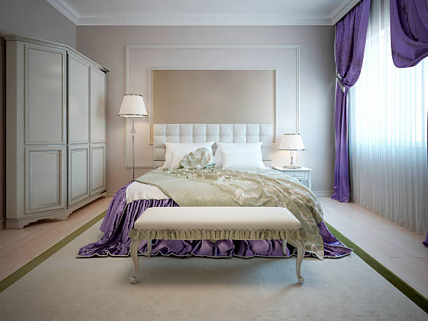 istock Luxury interior of art deco bedroom 494248272