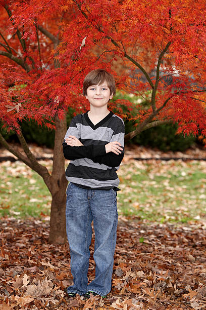 istock Fall Portriat of a little boy. 494252542