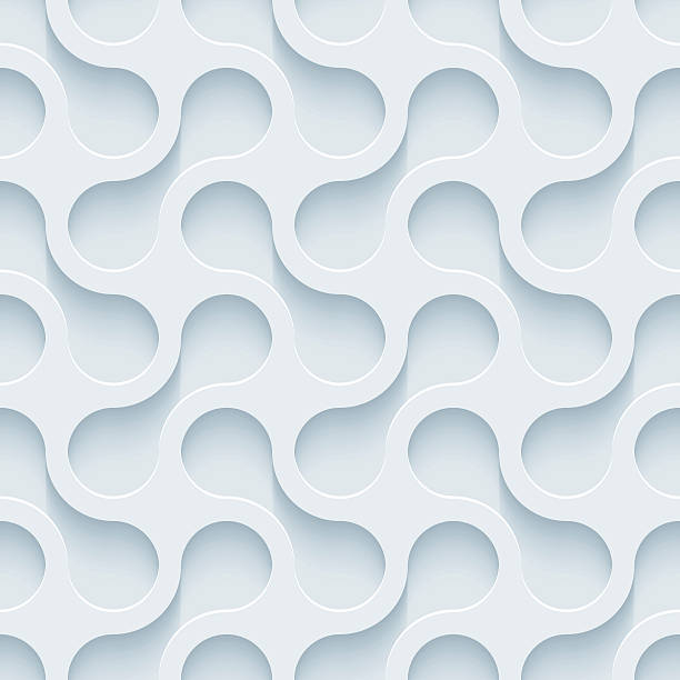 Dumbbells 3D Seamless Wallpaper Pattern. vector art illustration