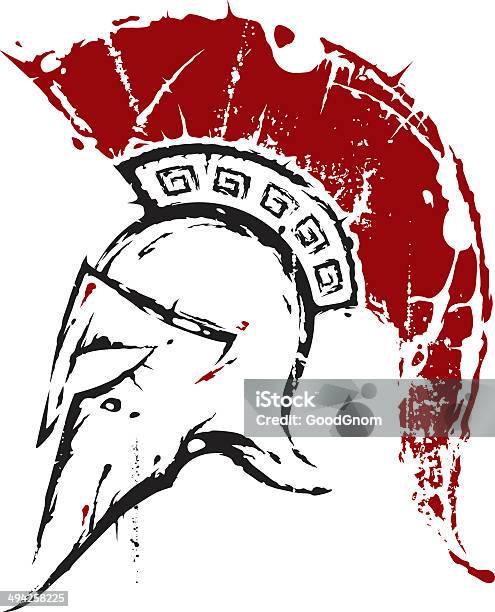Spartan Helmet Stock Illustration - Download Image Now - Sparta - Greece, Greece, Ancient
