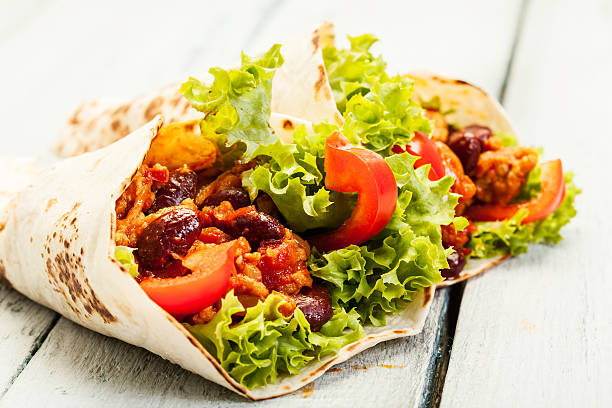 istock Tortilla with meat and beans 494259507