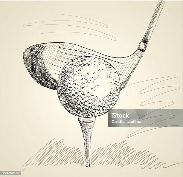 Golf Ball Stock Illustration - Download Image Now - Golf, Retro Style, Golf Ball