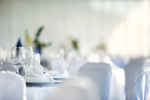 웨딩 표 - wedding reception fine dining table restaurant 뉴스 사진 이미지