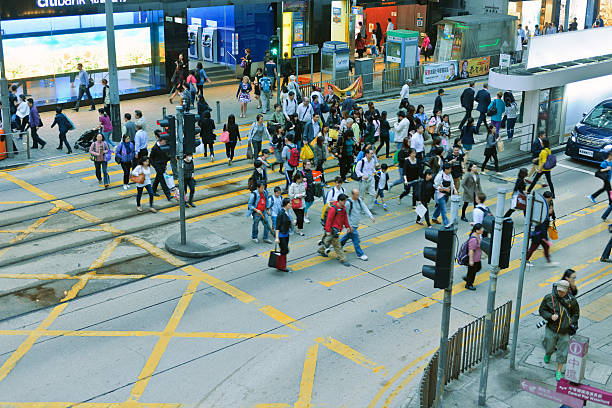 istock Pedestrians Crossing in Hong Kong 494260695