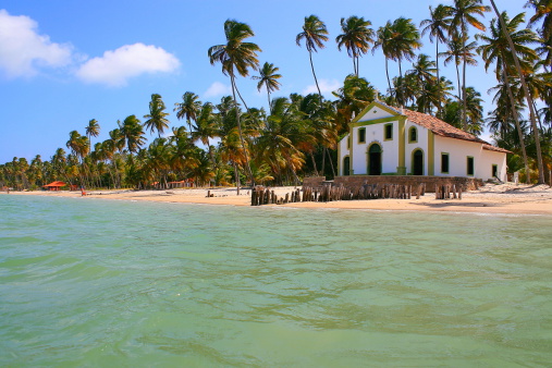 Paradise Carneiros (Lamb) Beach in Northeastern Brazil (Pernambuco State), South America.