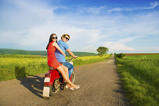 istock Couple on motorbike 494262285