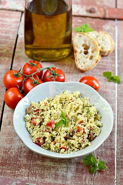 istock Fresh Arabian tabouleh, tabbouleh with couscous 494262777
