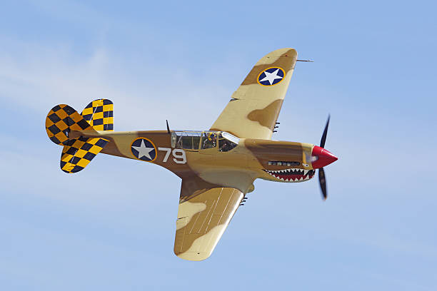 p - 40 warhawk - kittyhawk stock-fotos und bilder