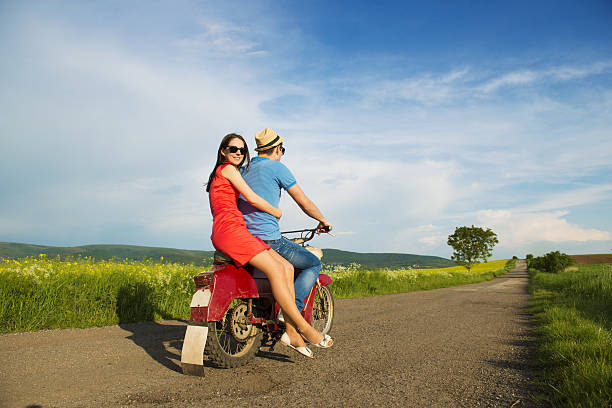 istock Couple on motorbike 494263929