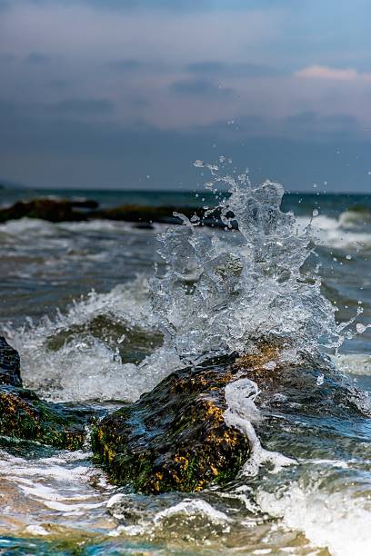 Water splashing stock photo