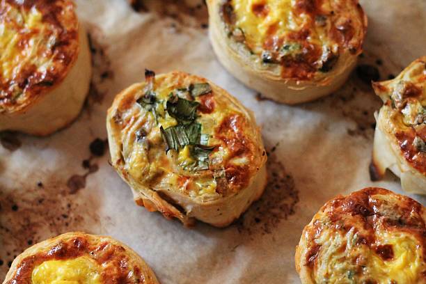 istock Mushroom Rolls with Cheese and Onion 494264825