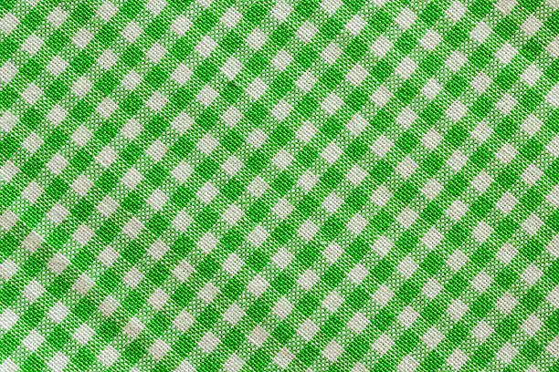 Checked tablecloth texture.