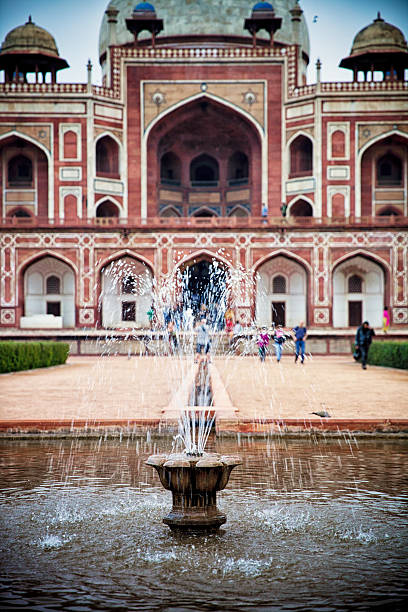 istock Fountain at Humayun Tomb. India 494278324