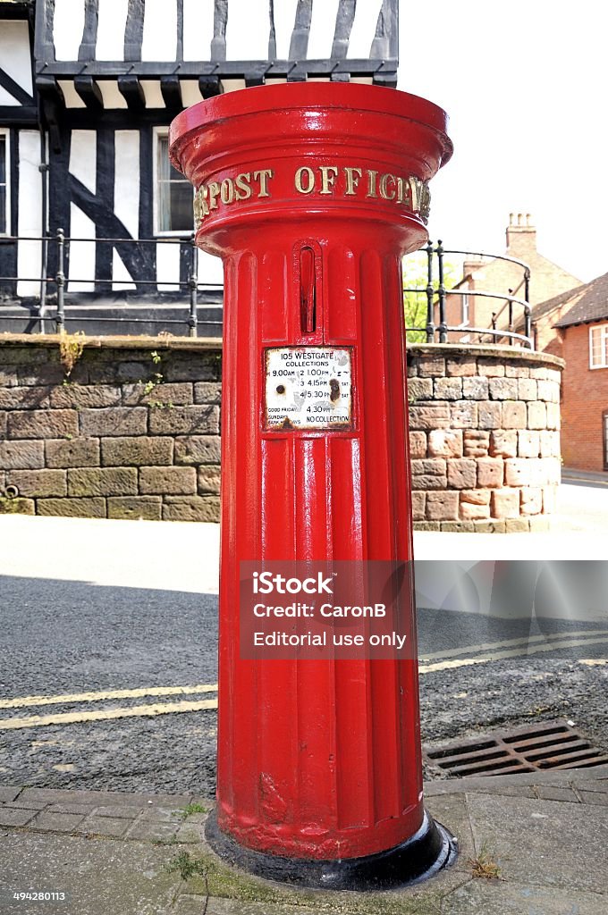 Victorian postbox, Warwick. - Royalty-free Caixa de Correio Foto de stock