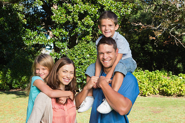 istock Young family standing together 494280197