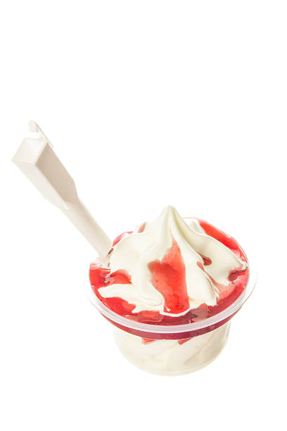 istock soft vanilla ice cream with strawberry dressing 494280629
