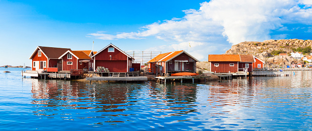 harbour of Hunnebostrand, sweden
