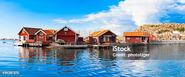 Hunnebostrand Stock Photo - Download Image Now - Sweden, Beach, Coastline