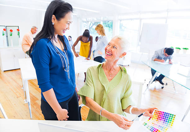 istock Discussion of Two Designers inside a Design Studio 494283229