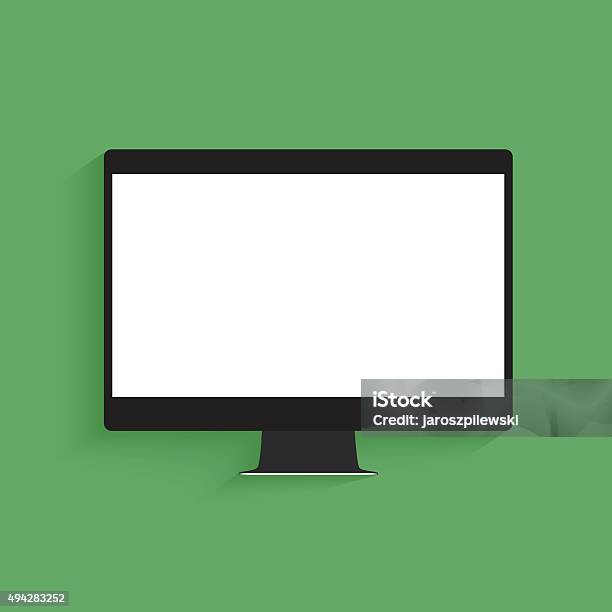Simple Computer Screen Simple Vector Of Computer Screen Stock Illustration - Download Image ...