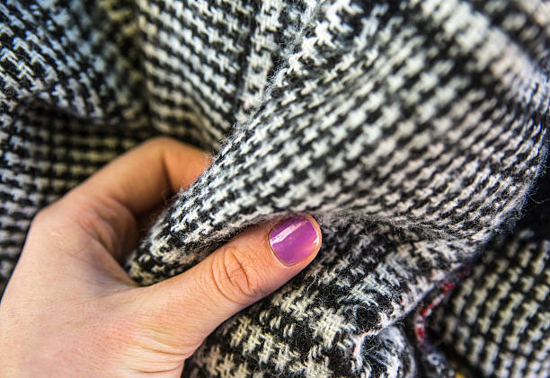 istock Girl holding scarf 494287786