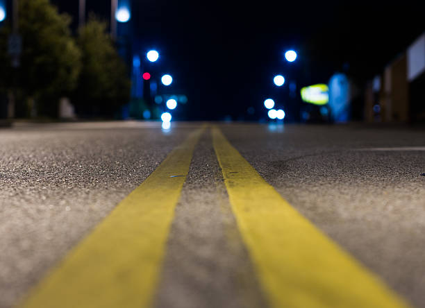 istock The street middle lines shot from low angle. 494288084