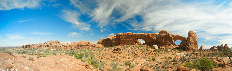 Rock formations in Utah.