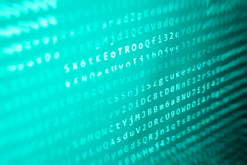 Software Developer Programming Code On Computer Stock Photo - Download ...
