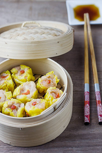 istock Chinese steamed dimsum in bamboo 494290696