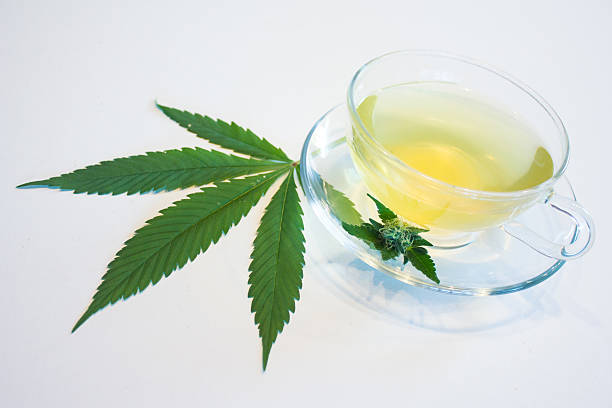 Marijuana Tea stock photo