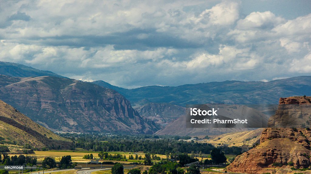 red rock landscape in Utah Ogden - Utah Stock Photo
