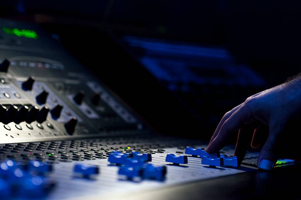 istock Sound Mixer And Hand 494292278