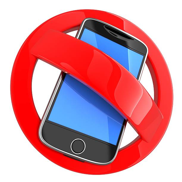 kein telefon - cell phone ban stock-fotos und bilder