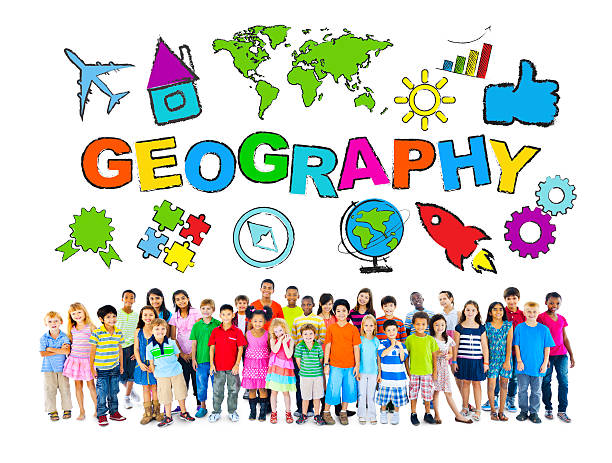 istock Group of Children and Geography Concept 494296225
