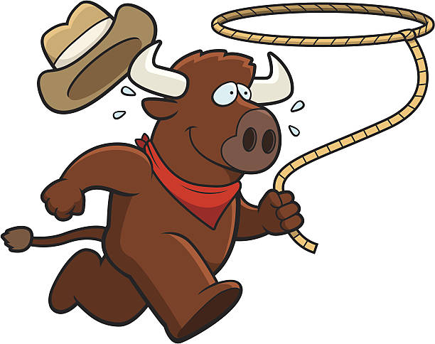 illustrations, cliparts, dessins animés et icônes de rodéo de buffalo - éleveur