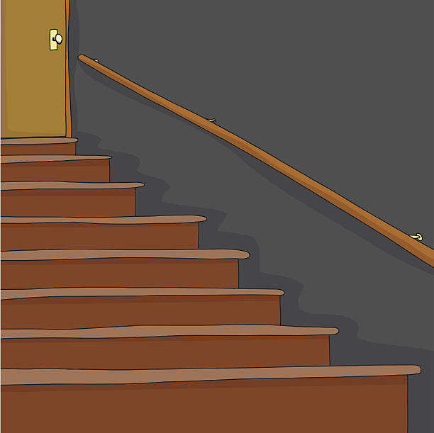 Stair Railing Cartoon 110+ Cartoon Of A Stair Railings Interior Stock Photos, Pictures ...