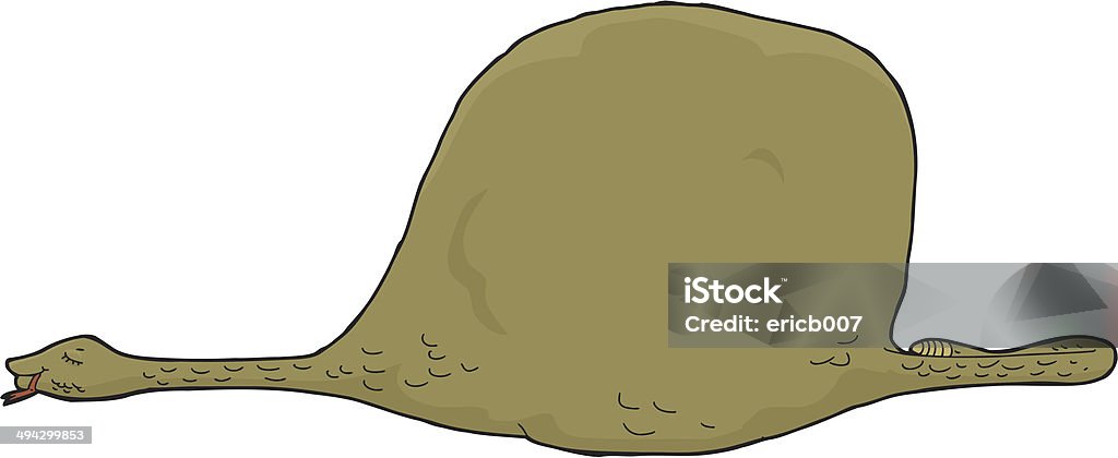 Python Full Digesting Cartoon Full Snake Stock Illustration - Download Image Now - Snake, Large, Full ...