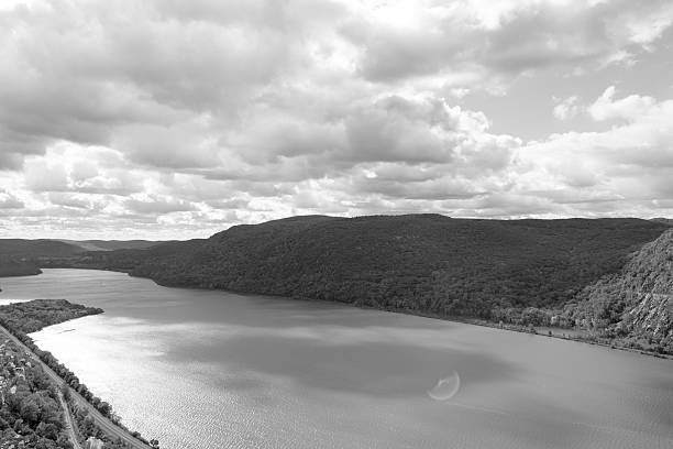 istock Hudson River in black and white 494306340