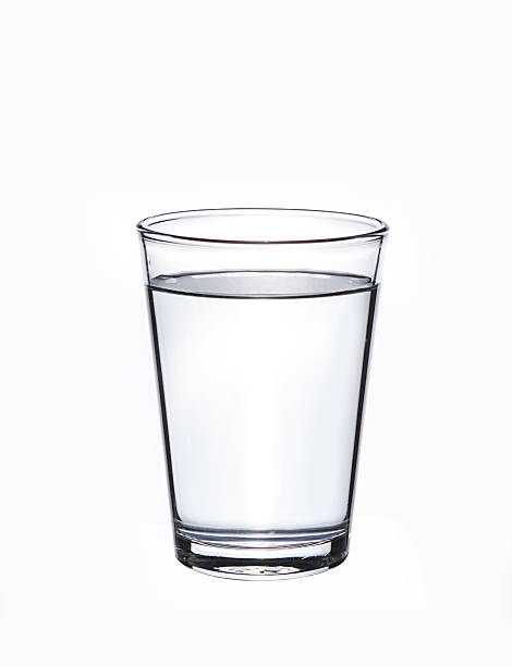 istock Glass of water isolated on white background 494306838