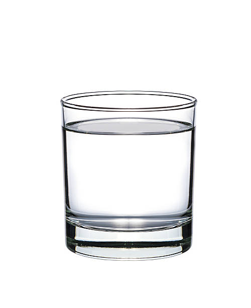 istock Glass of water isolated on white background 494306846